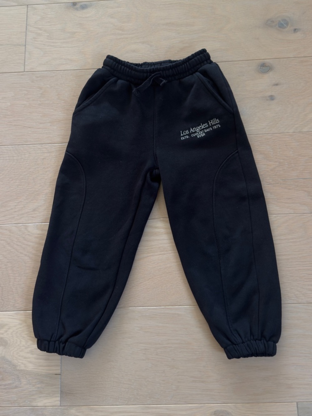 Zara kids toddler boys Black joggers Sweatpants pants size 5 years